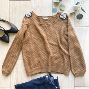 NO SIZE✅ MEASUREMENTS Sweater Pearl Embellishments